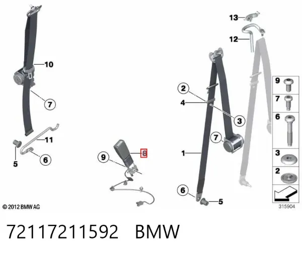  72117211592 BMW