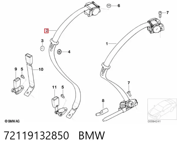  72119132850 BMW