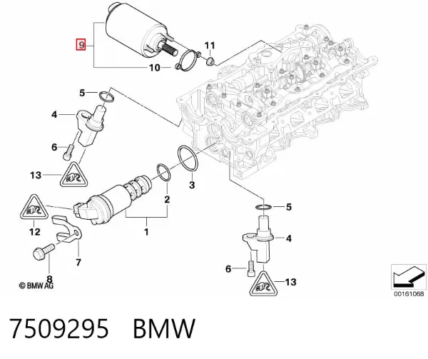 Válvula IAC 7509295 BMW