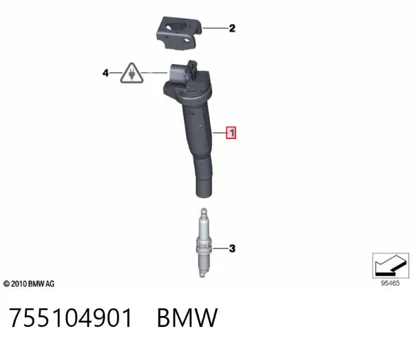 Bobina 755104901 BMW