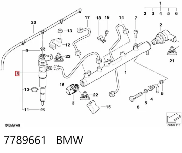 Inyector 7789661 BMW