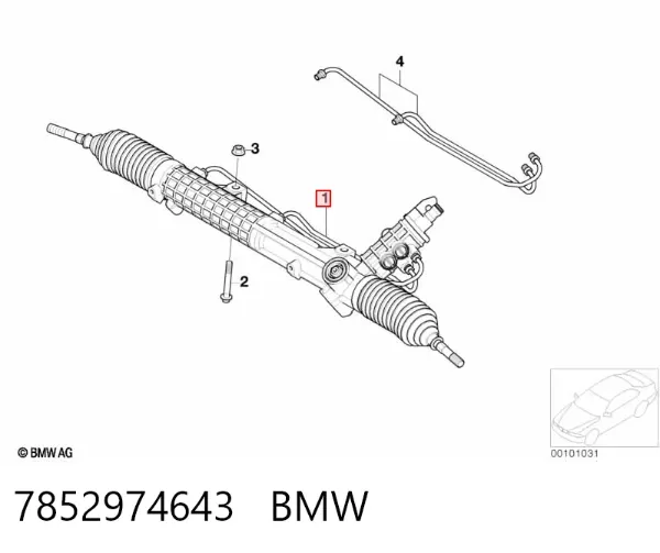Cremallera de dirección 7852974643 BMW
