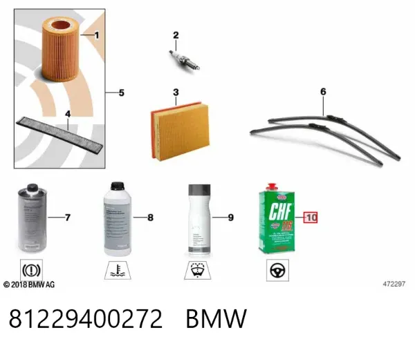 Aceite caja de cambios 81229400272 BMW