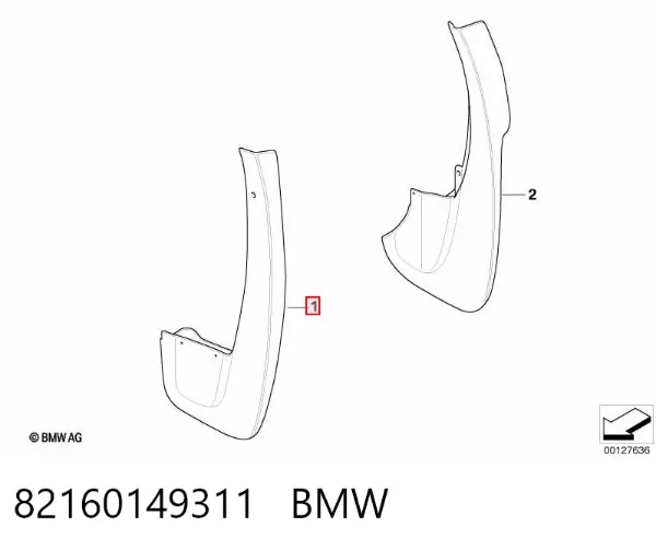 Guardabarros delanteros BMW X3 E83