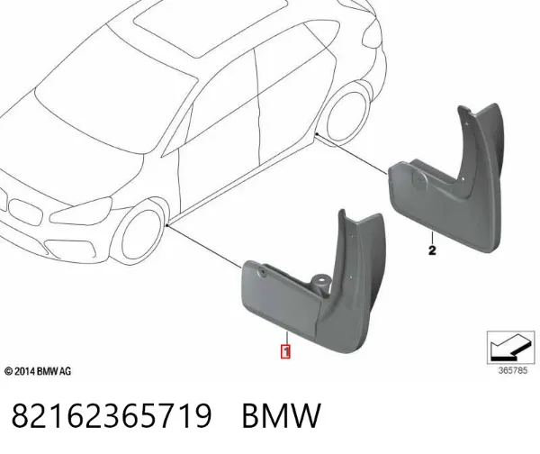 Guardabarros delanteros BMW X1 F48