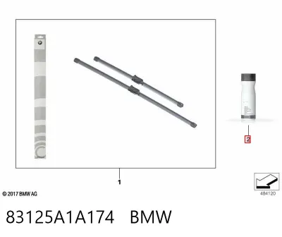 Líquido limpiaparabrisas BMW 83125A1A174