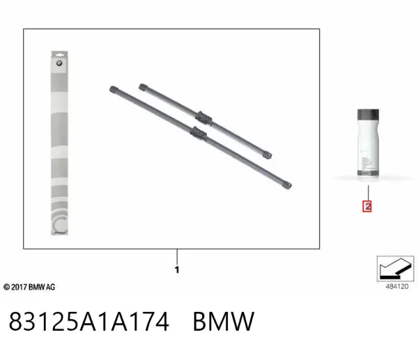 Líquido limpiaparabrisas 83125A1A174 BMW