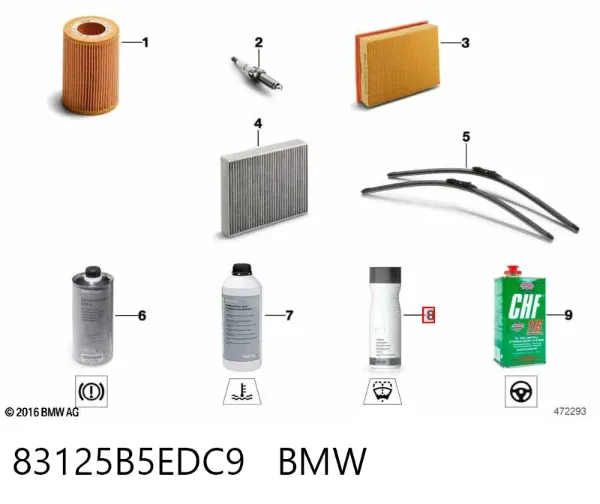 83125B5EDC9 BMW