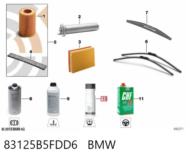  83125B5FDD6 BMW