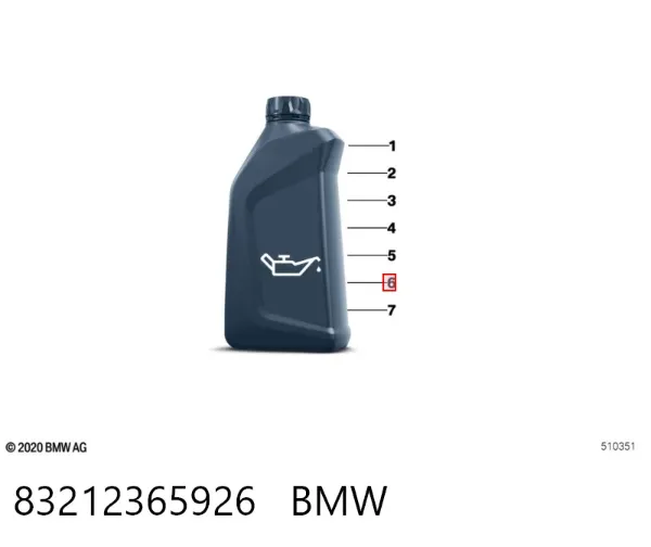 Aceite de motor 83212365926 BMW