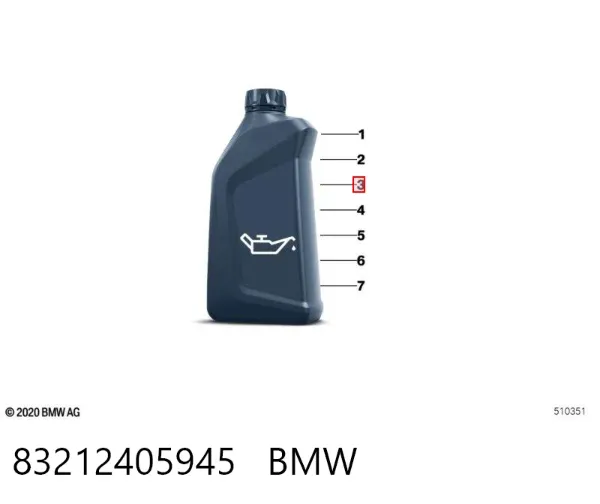 Aceite de motor 83212405945 BMW