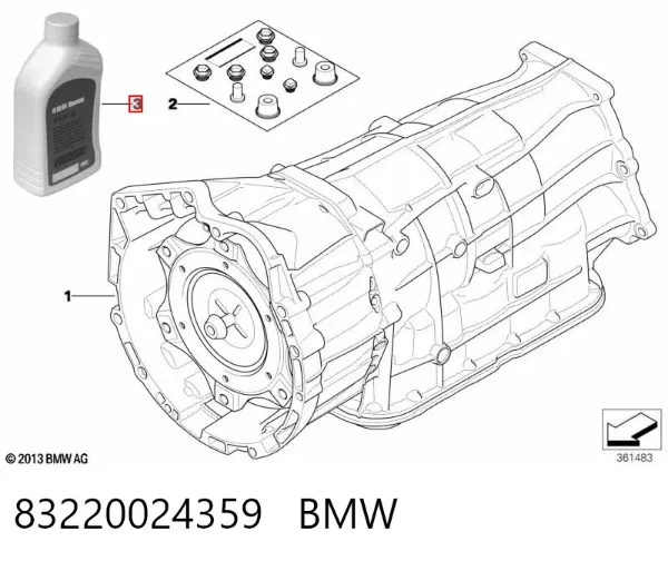 Aceite caja de cambios 83220024359 BMW