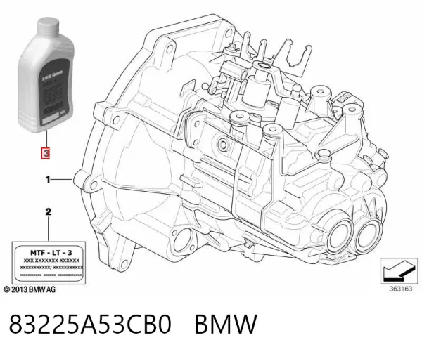 Aceite caja de cambios 83225A53CB0 BMW