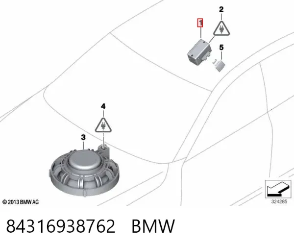 Micrófono 84316938762 BMW