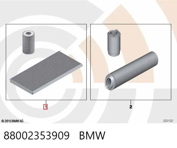 Filtro de aceite 88002353909 BMW