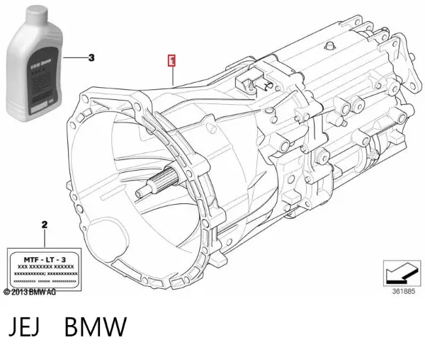 Caja de cambios JEJ BMW