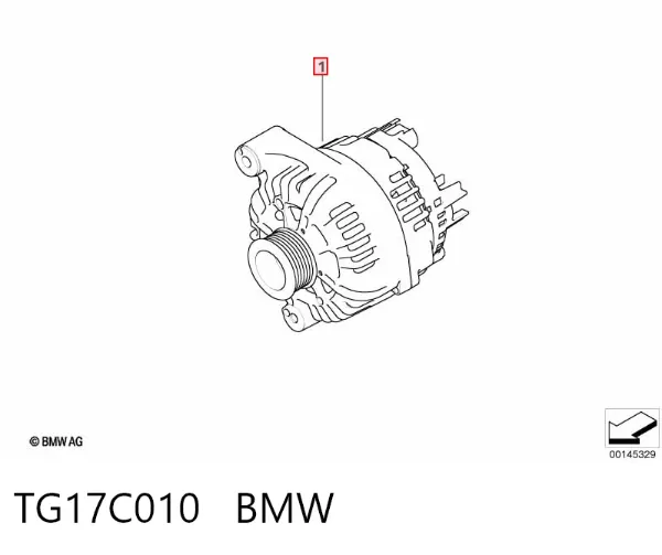Alternador TG17C010 BMW