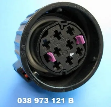 Conector de inyector de combustible 038973121B VAG