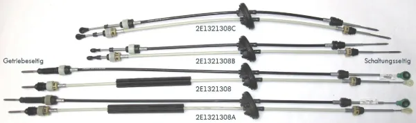 Cables de caja de cambios 2E1321308B VAG