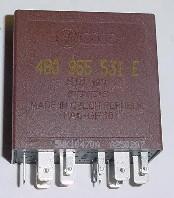 Relé de control del limpiaparabrisas VAG 4B0955531E