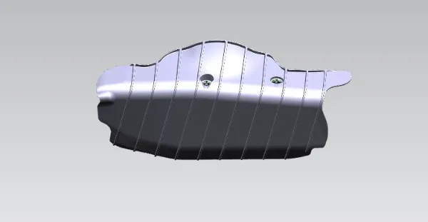 Protección inferior trasera del brazo de suspensión 80A505415C VAG
