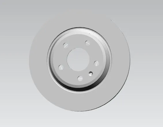 Disco de freno trasero 8K0615601M VAG