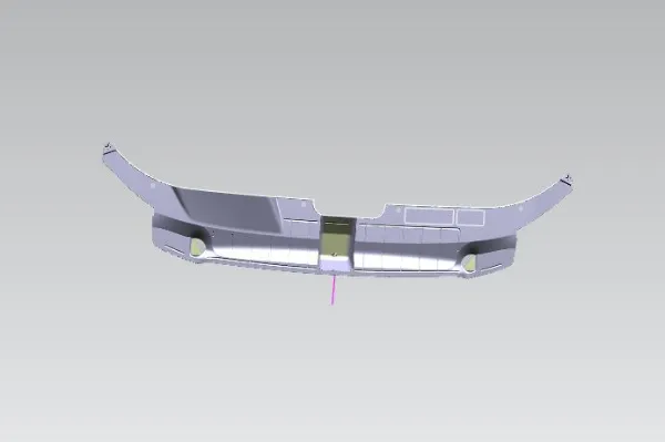 Cubierta superior del panel frontal (soporte del radiador) 8R0807081A VAG