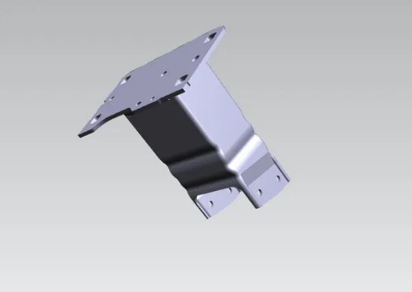 Soporte del refuerzo del parachoques delantero 8W0807134 VAG