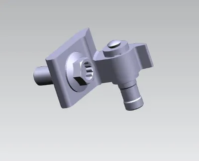 Bisagra inferior izquierda de puerta trasera batiente VAG 8X4833405A