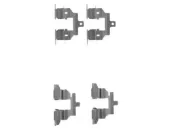 Lamina antiruido pastilla de freno delantera