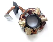 Soporte, escobillas de carbón, motor de arranque