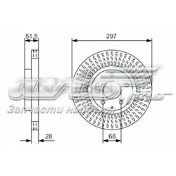 Freno de disco delantero Mazda CX-5 1 KE, GH