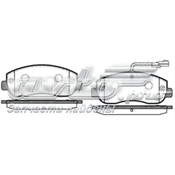 2144901 Road House Pastillas delanteras