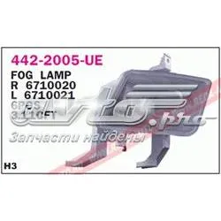 Luz antiniebla izquierdo 4422005LUE Depo/Loro/Abakus