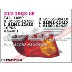 Piloto trasero exterior izquierdo 21219Q3LUE Depo/Loro/Abakus