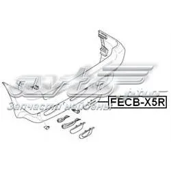 Cobertura de parachoques, enganche de remolque, trasera FECBX5R Febest