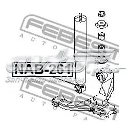 Buje del amortiguador delantero E6110VZ00A Nissan/Infiniti