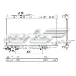 Radiador PL022460 Koyorad