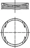 Pistón completo para 1 cilindro, STD Alfa Romeo 145 930