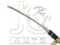 Cable de freno de mano trasero izquierdo para Mazda 626 GC