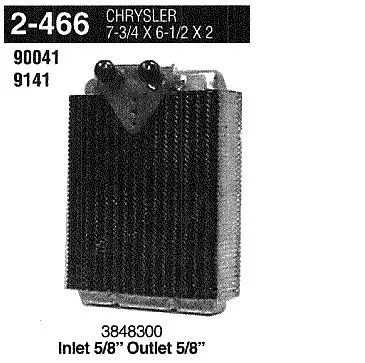 Radiador calefacción Chrysler Voyager I ES