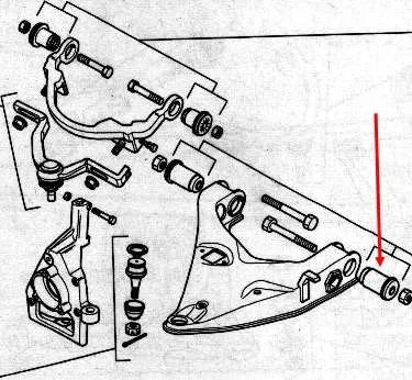 Silentblock del brazo de suspensión F57Z3069CA Ford