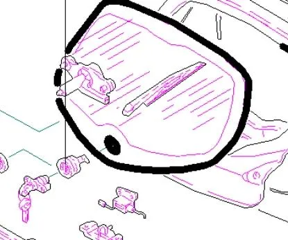 Cristal de el maletero, 3/5 puertas traseras (trastes) Alfa Romeo 147 937