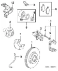 Mangueta delantera derecha Audi TT 8N9