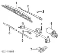 Varilla de limpiaparabrisas Audi A4 8H7