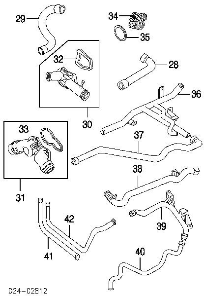 Tapa de termostato Mazda 5 II