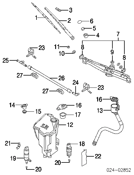 Brazo de limpiaparabrisas BMW 3 sedán (E46) (1998 - 2005) precio, desde