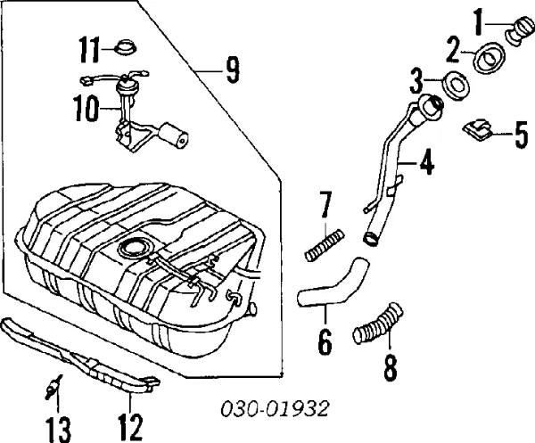 Depósito de gasolina Nissan Micra K10