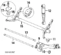 Puente trasero Peugeot 405 15B