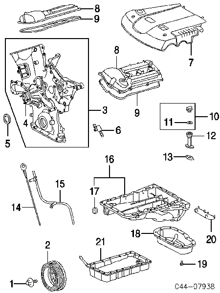 Tapón de culata Toyota Corolla E12